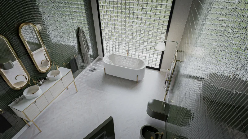 Abitare in stile britannico – bagno 2